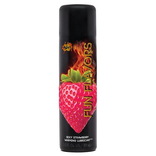Wet Fun Flavors Strawberry Warming lubrikantas 89ml | SafeSex