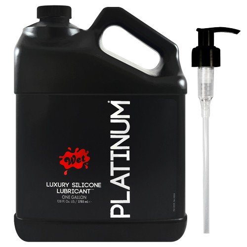 Wet Platinum populiarus silikoninis lubrikantas 3785ml | SafeSex Wet Platinum populiarus silikoninis lubrikantas 3785ml | SafeSex