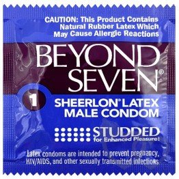 Beyond Seven Studded prezervatyvai | SafeSex