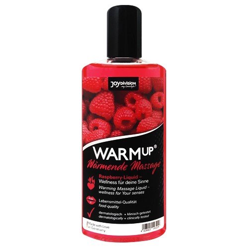 JoyDivision WARMup Raspberry masažo aliejus 150ml | SafeSex JoyDivision WARMup Raspberry masažo aliejus 150ml | SafeSex