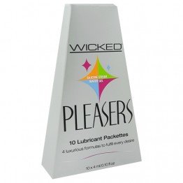 Wicked Pleasers lubrikantų rinkinys 10 x 4ml | SafeSex