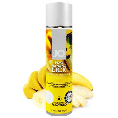 Bananų aromato System JO H2O Banana Lick 120ml | SafeSex Bananų aromato System JO H2O Banana Lick 120ml | SafeSex