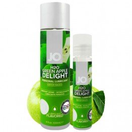 Obuolių aromato System JO H2O Green Apple lubrikantas 120ml | SafeSex