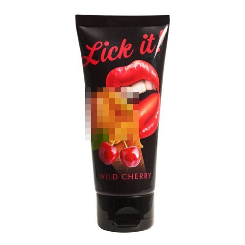 Lick It Wild Cherry lubrikantas 100ml | SafeSex