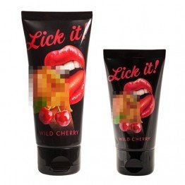 Lick It Wild Cherry lubrikantas 100ml | SafeSex