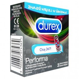 Durex Performa Emoji prezervatyvai 3 vnt. | SafeSex