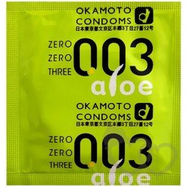 Okamoto 003 Aloe prezervatyvai | SafeSex