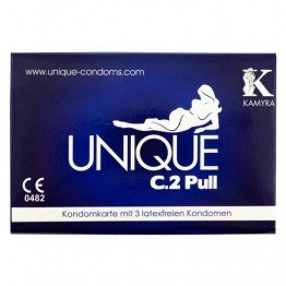 Kamyra Unique C.2 Pull prezervatyvai 3 vnt. | SafeSex
