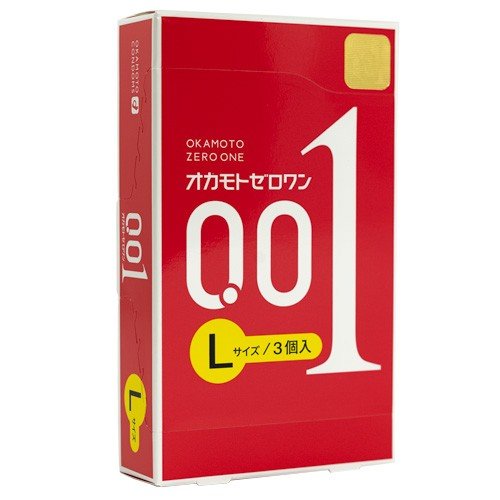 Okamoto 001 L-Size prezervatyvai 3 vnt. | SafeSex