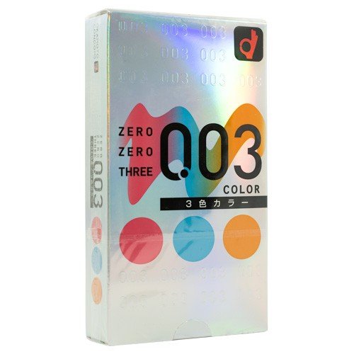 Okamoto 003 Color 12 vnt. | SafeSex Okamoto 003 Color 12 vnt. | SafeSex