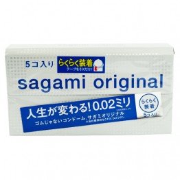 Sagami Original 002 Quick Blue prezervatyvai 5 vnt. | SafeSex