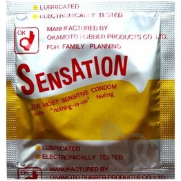 Okamoto Sensation prezervatyvai | SafeSex