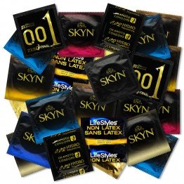 Prezervatyvų be latekso rinkinys | SafeSex