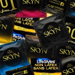 Prezervatyvų be latekso rinkinys | SafeSex