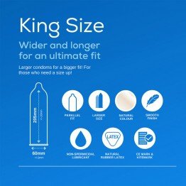 Pasante King Size prezervatyvai | SafeSex