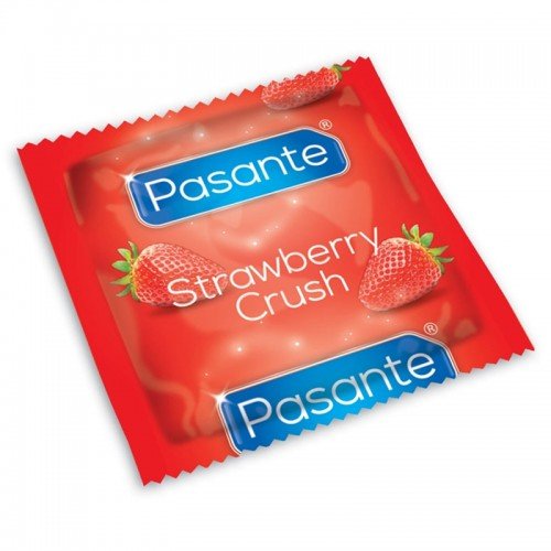 Pasante Strawberry Crush prezervatyvai | SafeSex