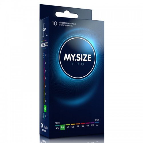 MY.SIZE Pro 47mm prezervatyvai 10 vnt. | SafeSex