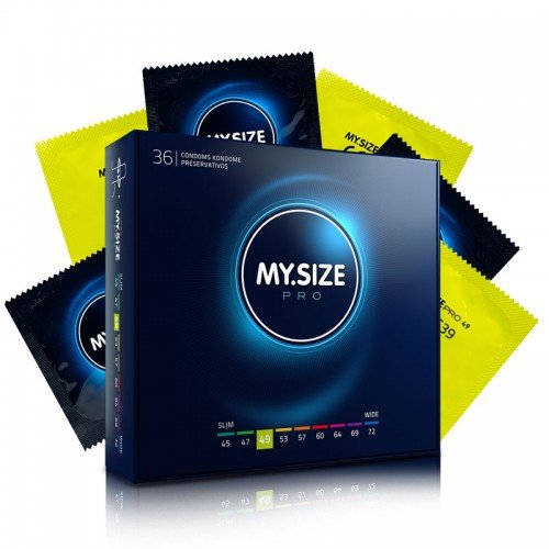 MY.SIZE Pro 49mm prezervatyvai 36 vnt. | SafeSex MY.SIZE Pro 49mm prezervatyvai 36 vnt. | SafeSex