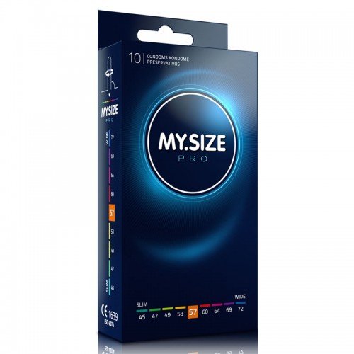 MY.SIZE Pro 57mm prezervatyvai 10 vnt. | SafeSex