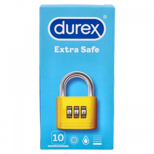 Durex Extra Safe prezervatyvai 10 vnt. | SafeSex
