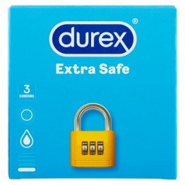 Durex Extra Safe prezervatyvai 3 vnt. | SafeSex