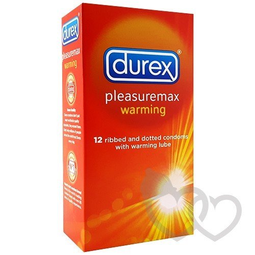 Durex Pleasuremax Warming prezervatyvai 12 vnt. | SafeSex