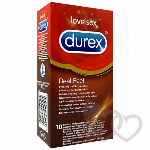 Durex RealFeel prezervatyvai 10 vnt. | SafeSex
