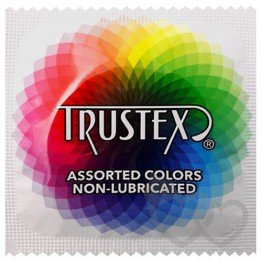 Trustex Assorted Colors Non-Lubricated prezervatyvai | SafeSex