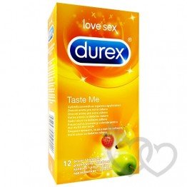 Durex Taste Me prezervatyvai 12 vnt. | SafeSex
