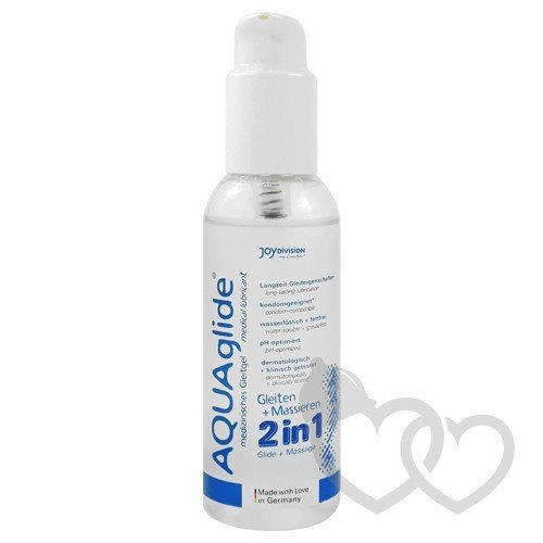 JoyDivision AQUAglide 2 in 1 Glide+Massage 125ml | SafeSex JoyDivision AQUAglide 2 in 1 Glide+Massage 125ml | SafeSex