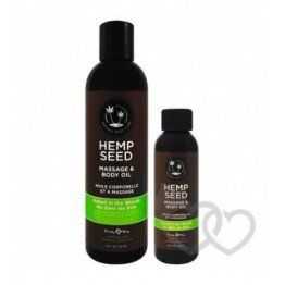 Earthly Body Hemp Seed Naked in the Woods masažo aliejus 60ml | SafeSex