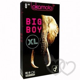 Okamoto Big Boy XL prezervatyvai 8 vnt. | SafeSex