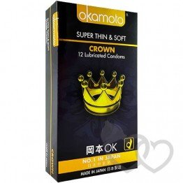 Okamoto Crown prezervatyvai 12 vnt. | SafeSex