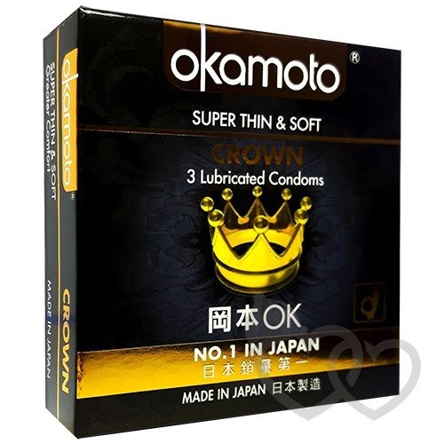 Okamoto Crown prezervatyvai 3 vnt. | SafeSex Okamoto Crown prezervatyvai 3 vnt. | SafeSex