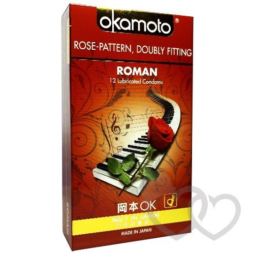 Okamoto Roman prezervatyvai 12 vnt. | SafeSex Okamoto Roman prezervatyvai 12 vnt. | SafeSex