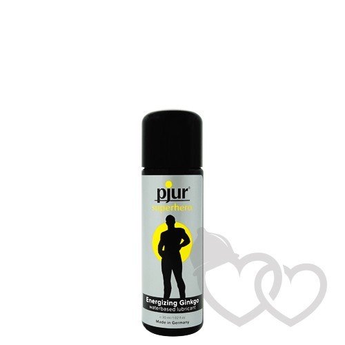 pjur SUPERHERO Energizing Ginkgo lubrikantas 30ml | SafeSex pjur SUPERHERO Energizing Ginkgo lubrikantas 30ml | SafeSex