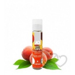 Persikų aromato System JO H2O Peachy Lips 30ml | SafeSex