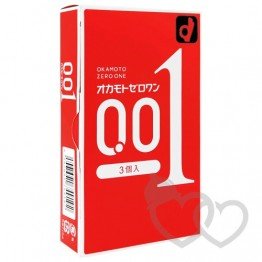 Okamoto Zero One 001 prezervatyvai 3 vnt. | SafeSex