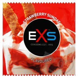 EXS Strawberry Sundae prezervatyvai | SafeSex