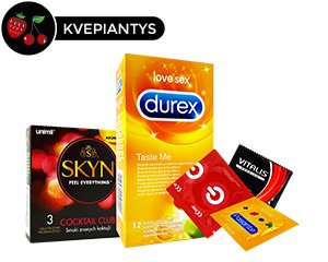 Kvepiantys prezervatyvai