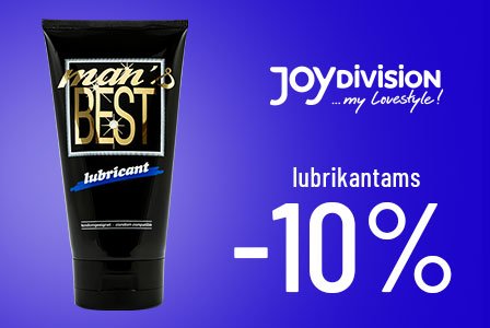 JoyDivision lubrikantams -10% akcija